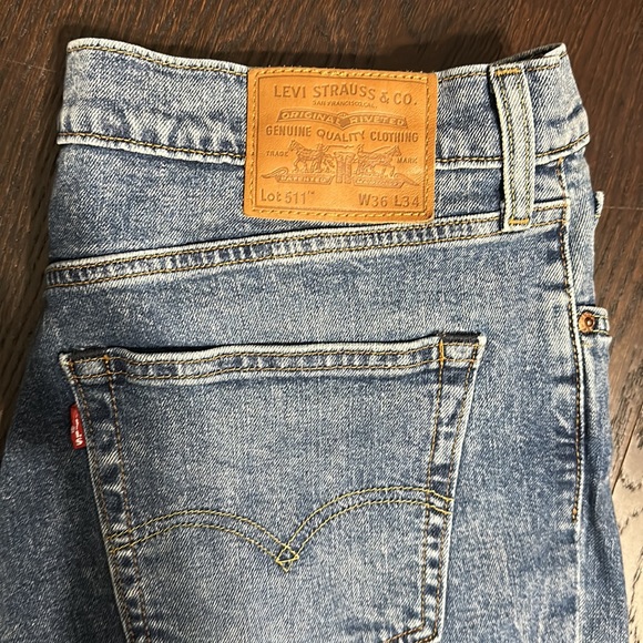 Mens Levi’s jeans 511 W36xL34 - Picture 2 of 3
